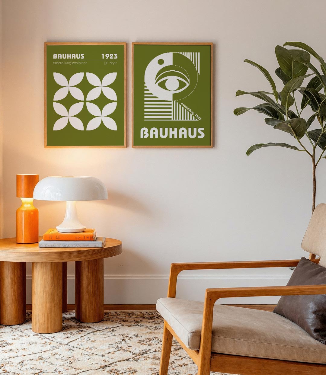 Vormritme en kleur Posterset