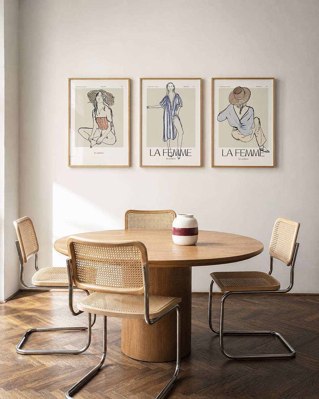 Lijnenspel en kleur Posterset