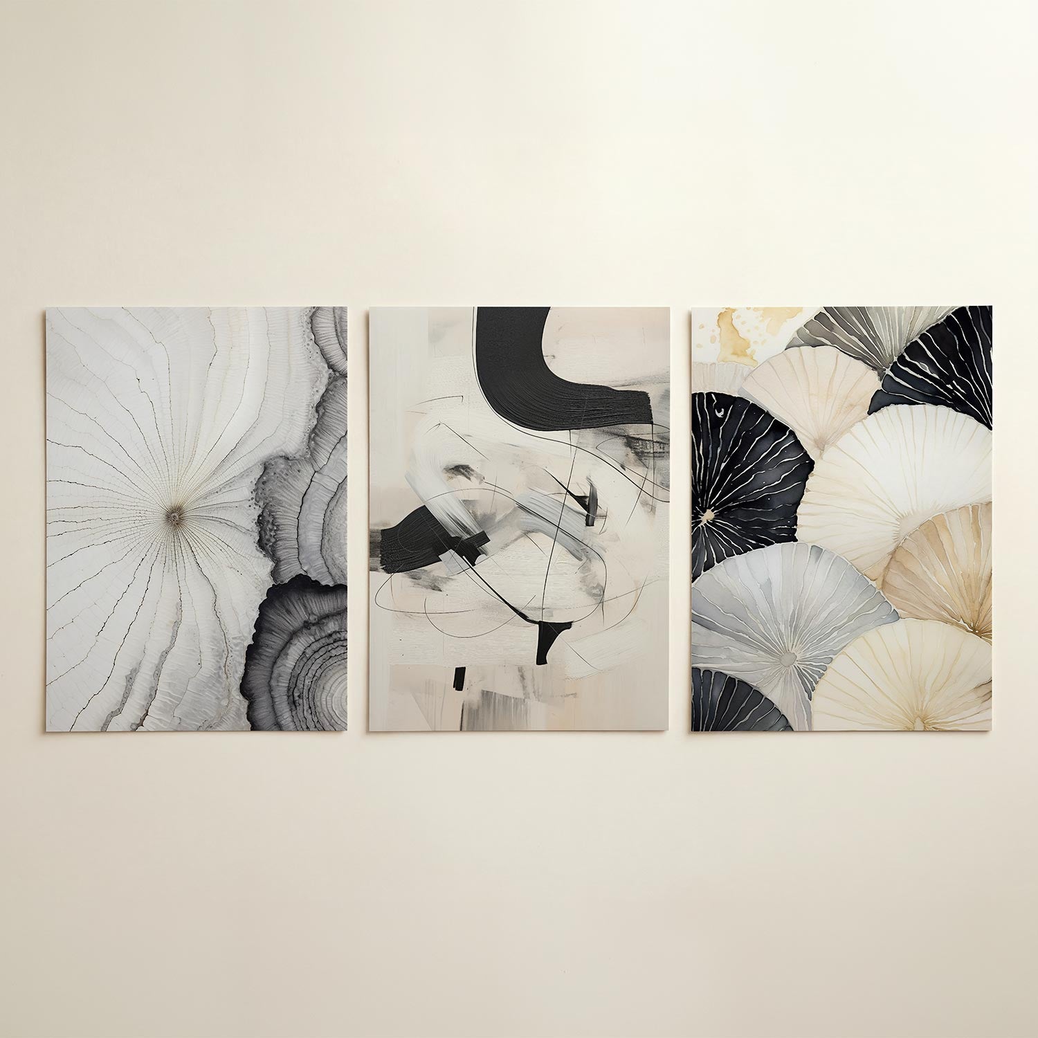 Natuurlijke lijnen Posterset