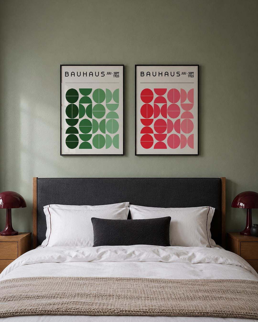 Groene cirkelritmes Posterset