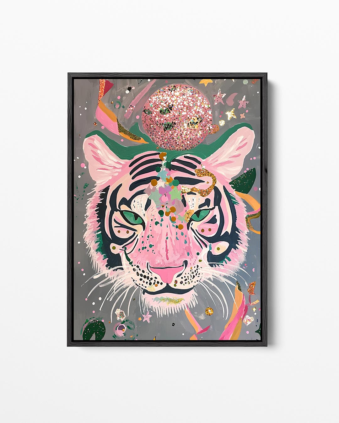 Kleurrijke tijger Kunstwerk