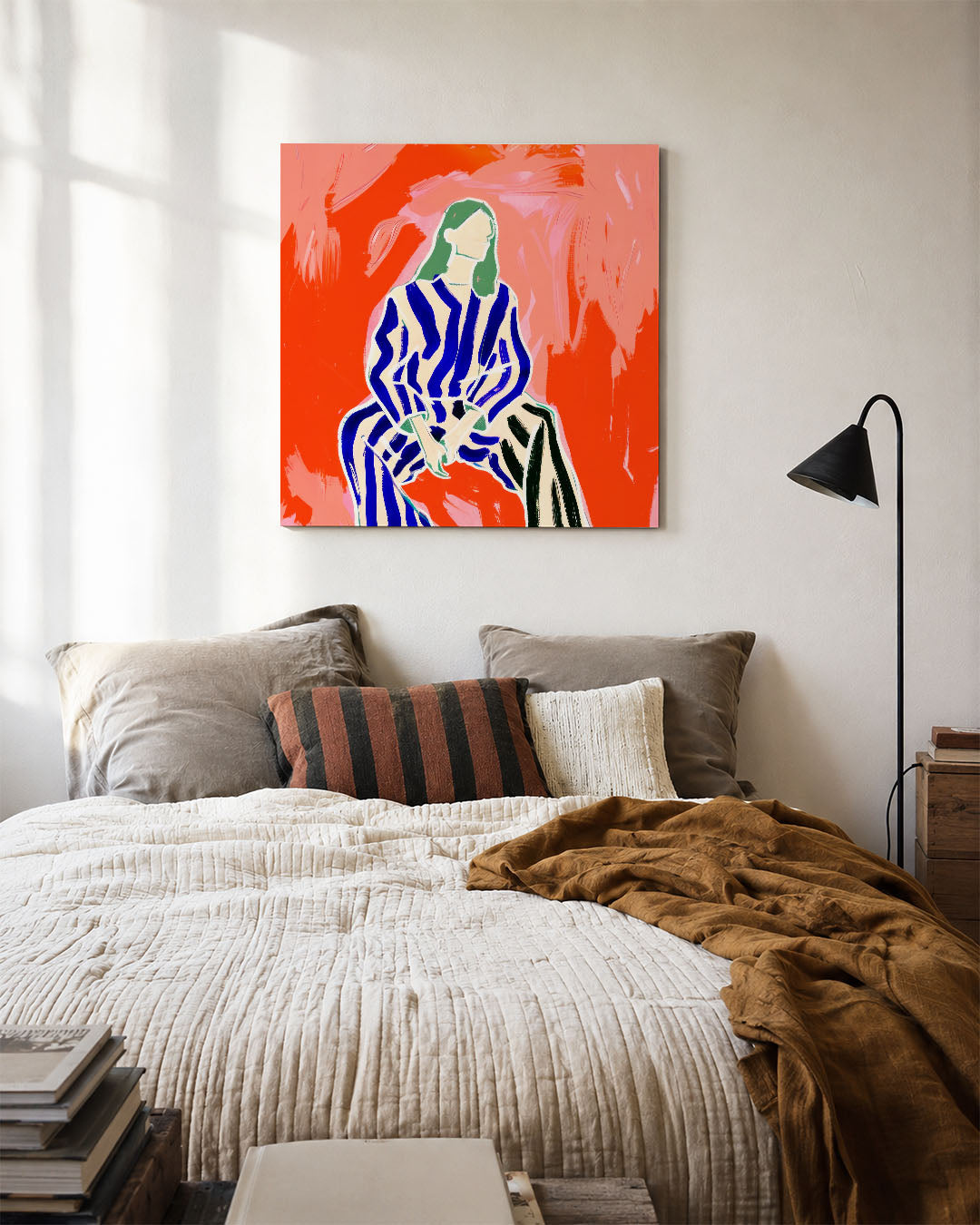 Dynamische strepen Kunstwerk