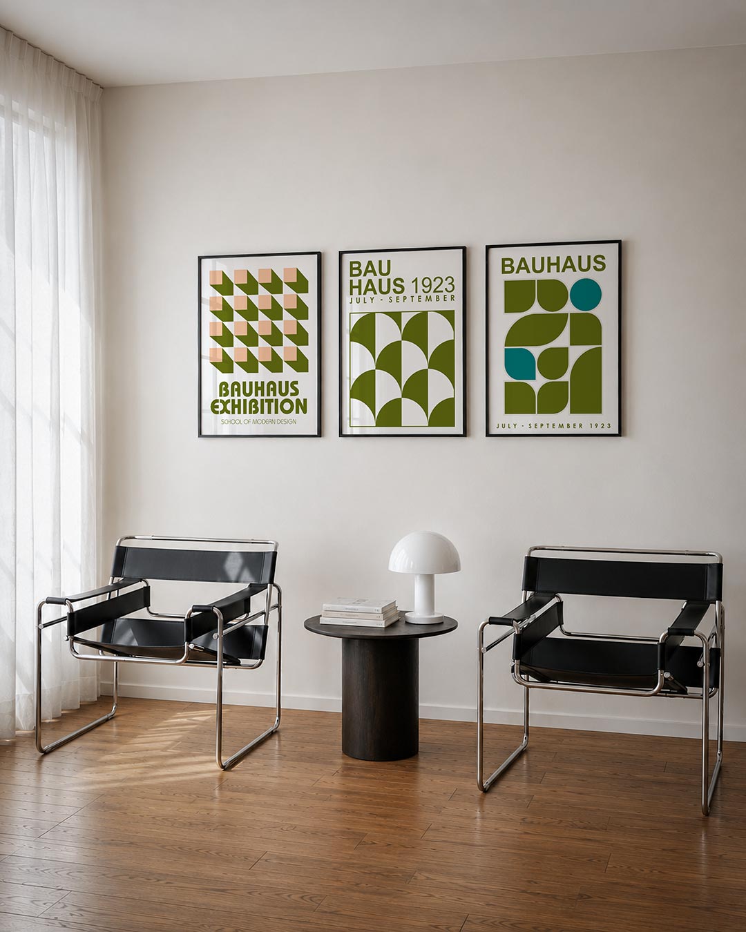 Vorm en schaduw Posterset