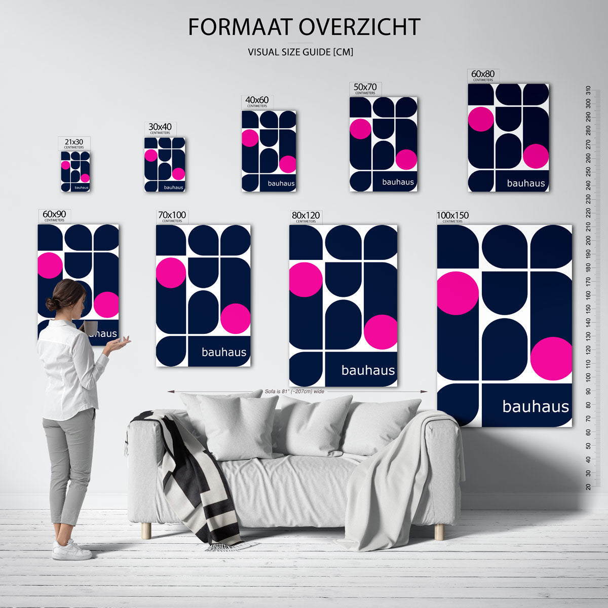 Vorm en kleur Poster