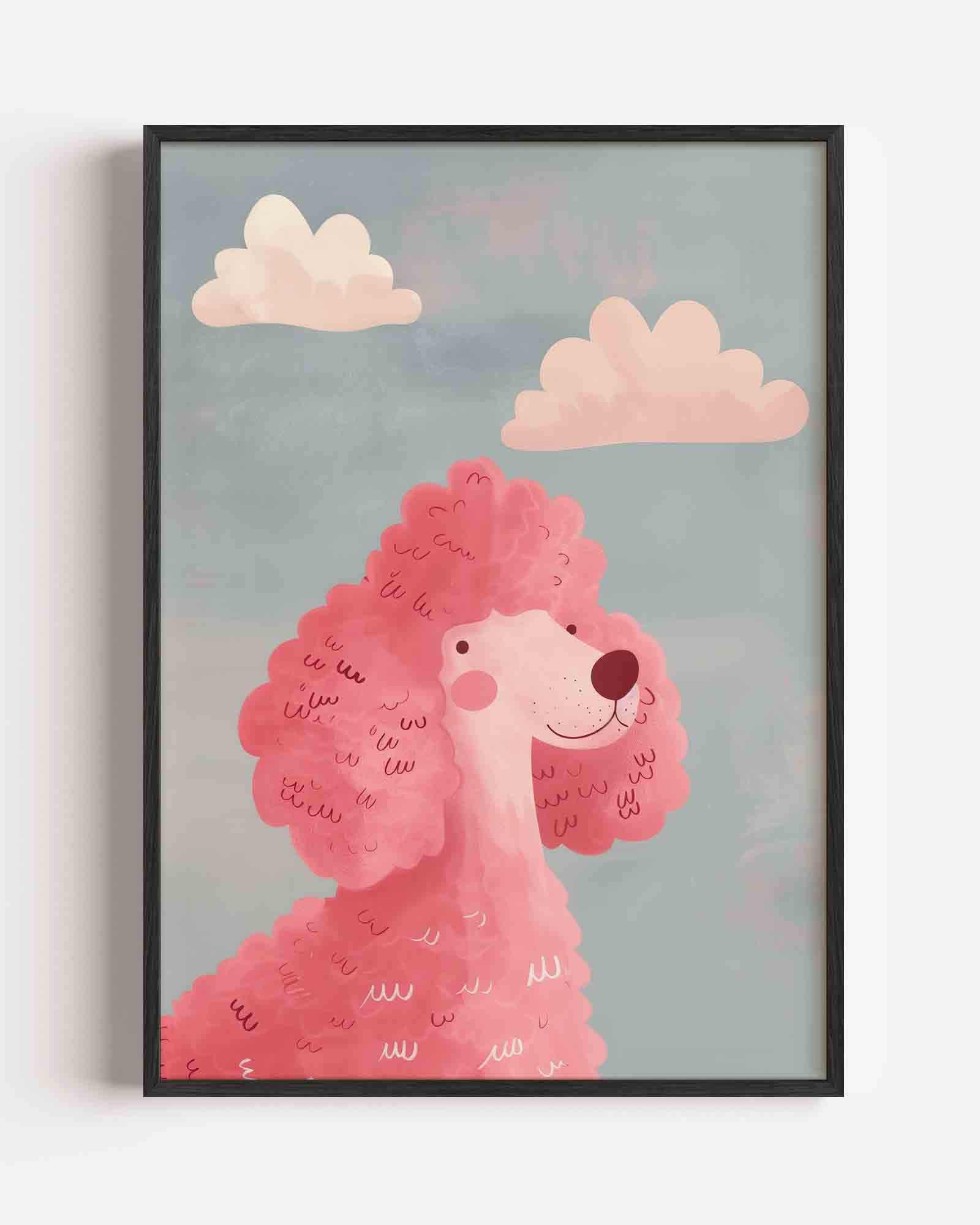 Roze poedel Poster