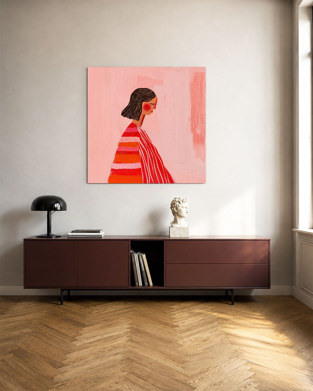 Gestileerd portret Kunstwerk