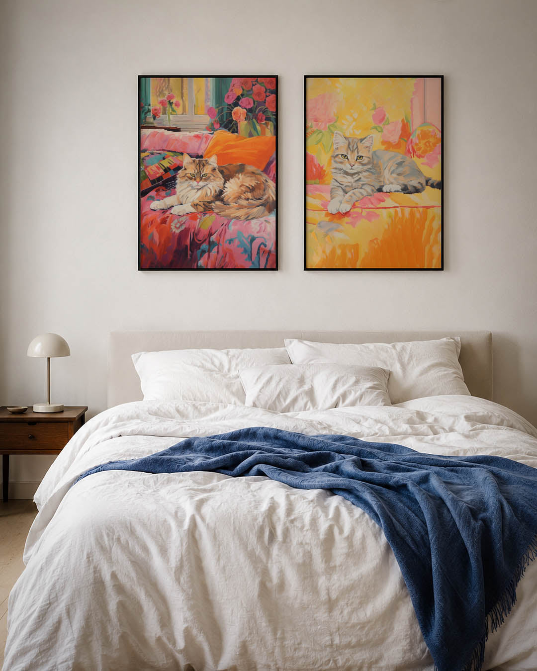 Kleurrijke kat Posterset