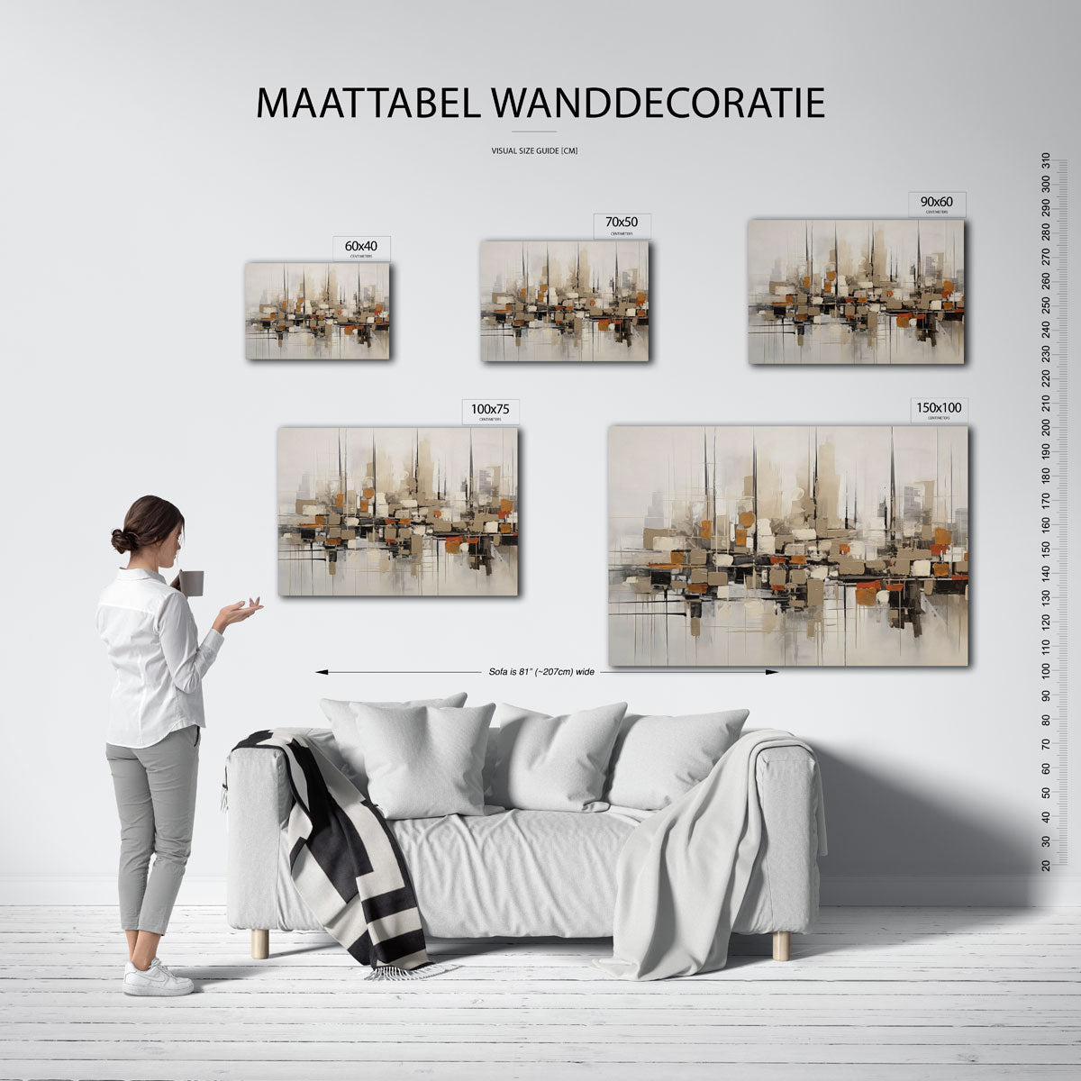Stedelijke compositie Kunstwerk