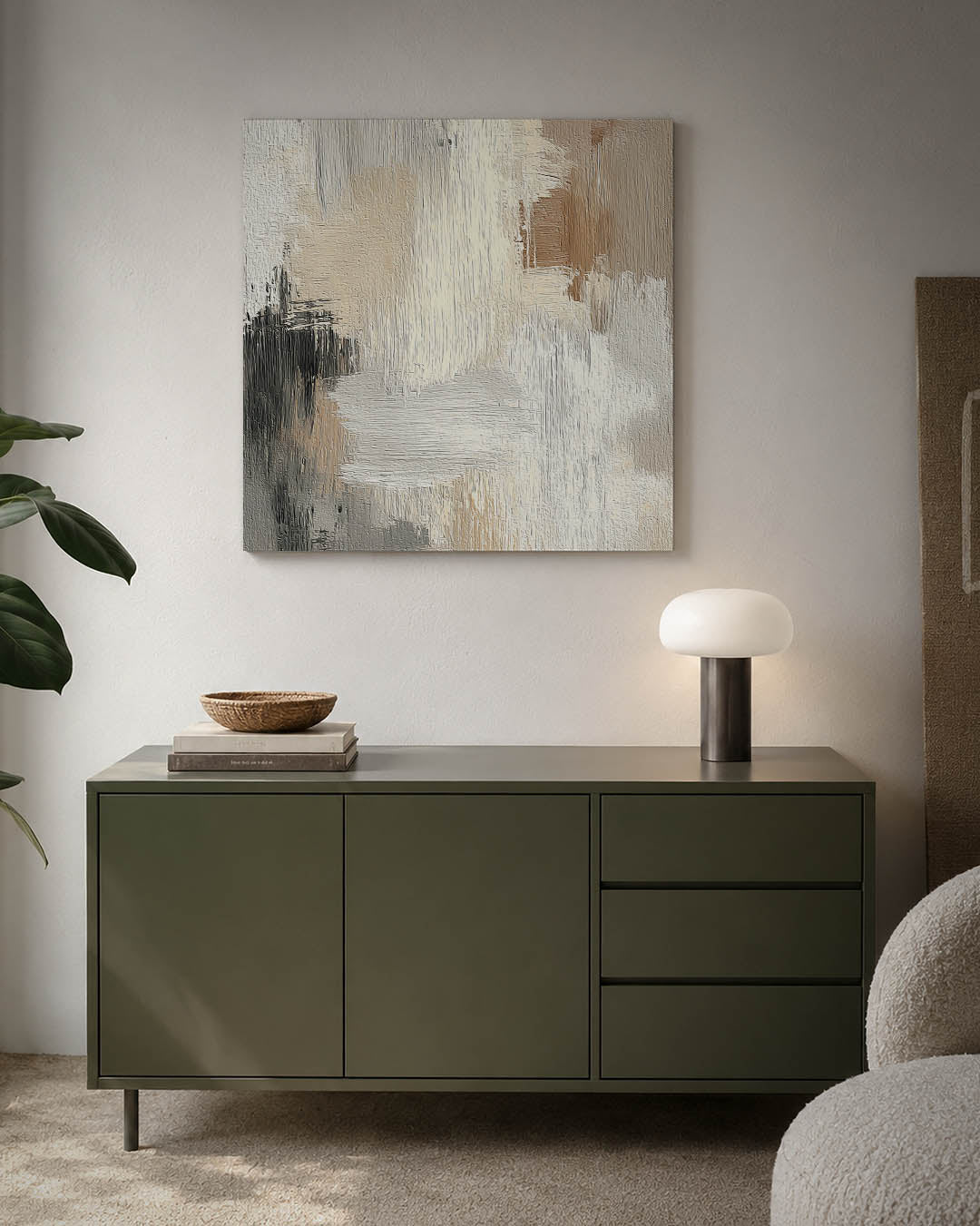 Zachte kleuren harmonie Kunstwerk