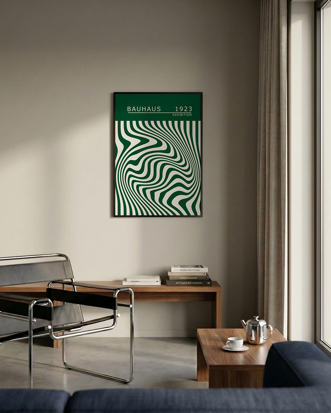 Golvend lijnenspel Poster