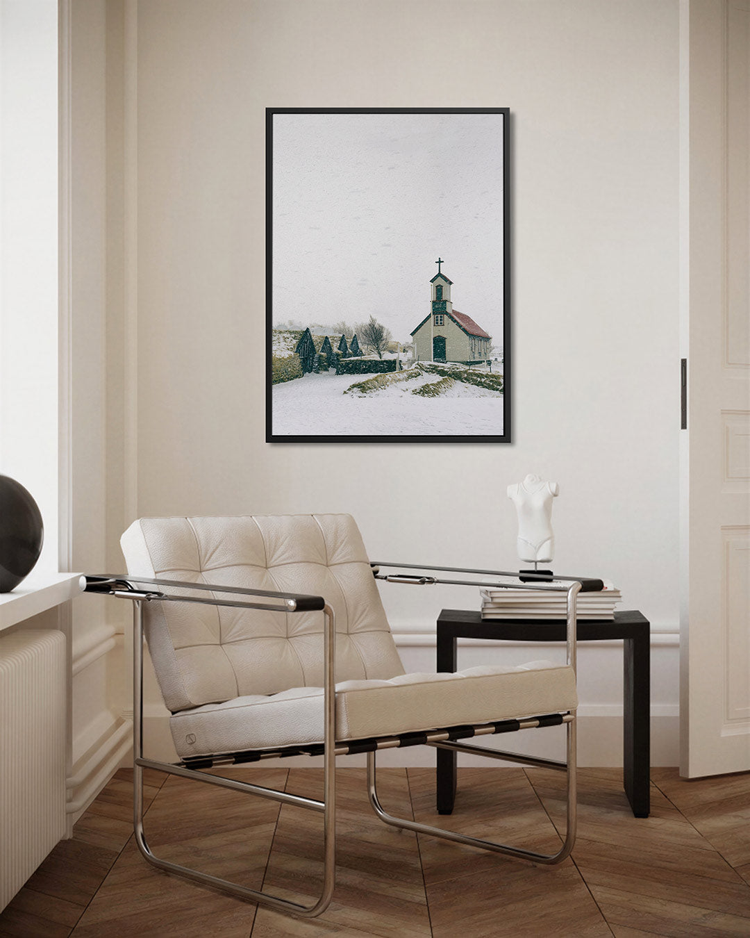 Winterse kapel Kunstwerk