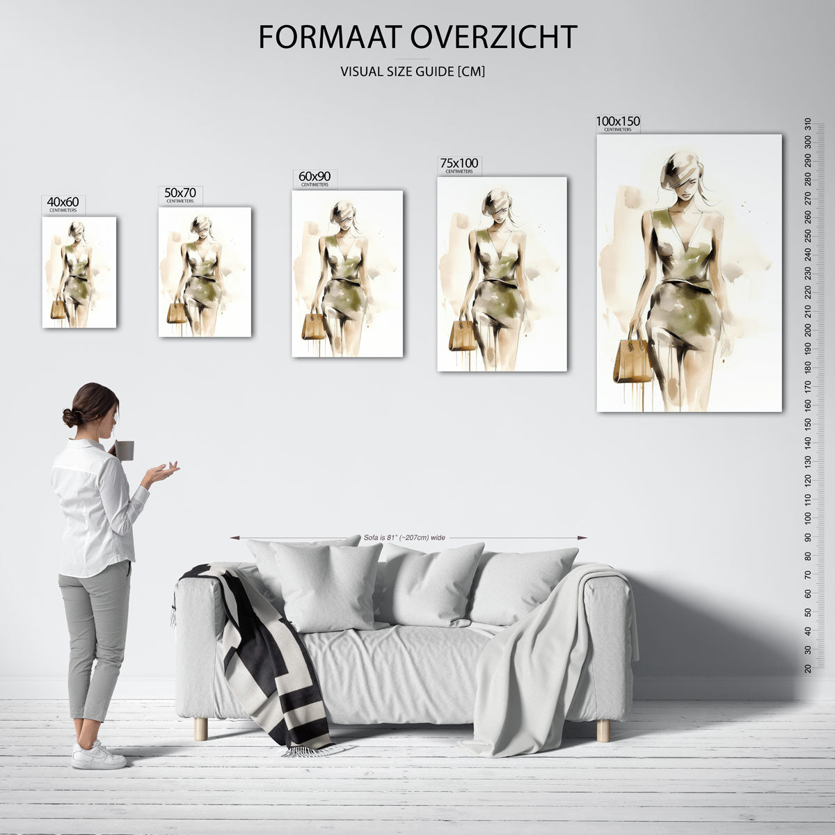 Mode illustratie Kunstwerk