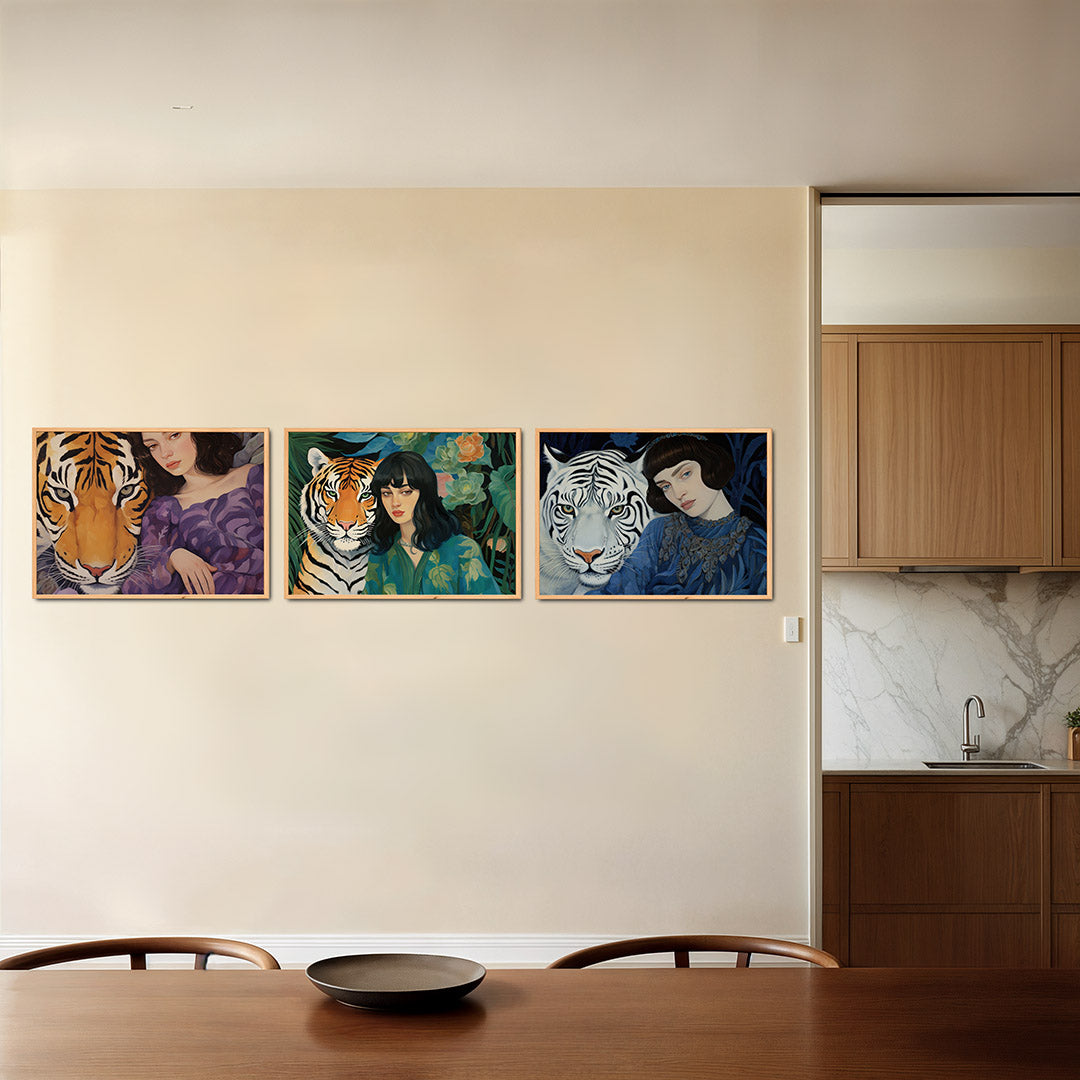 Dier en mens harmonie Posterset