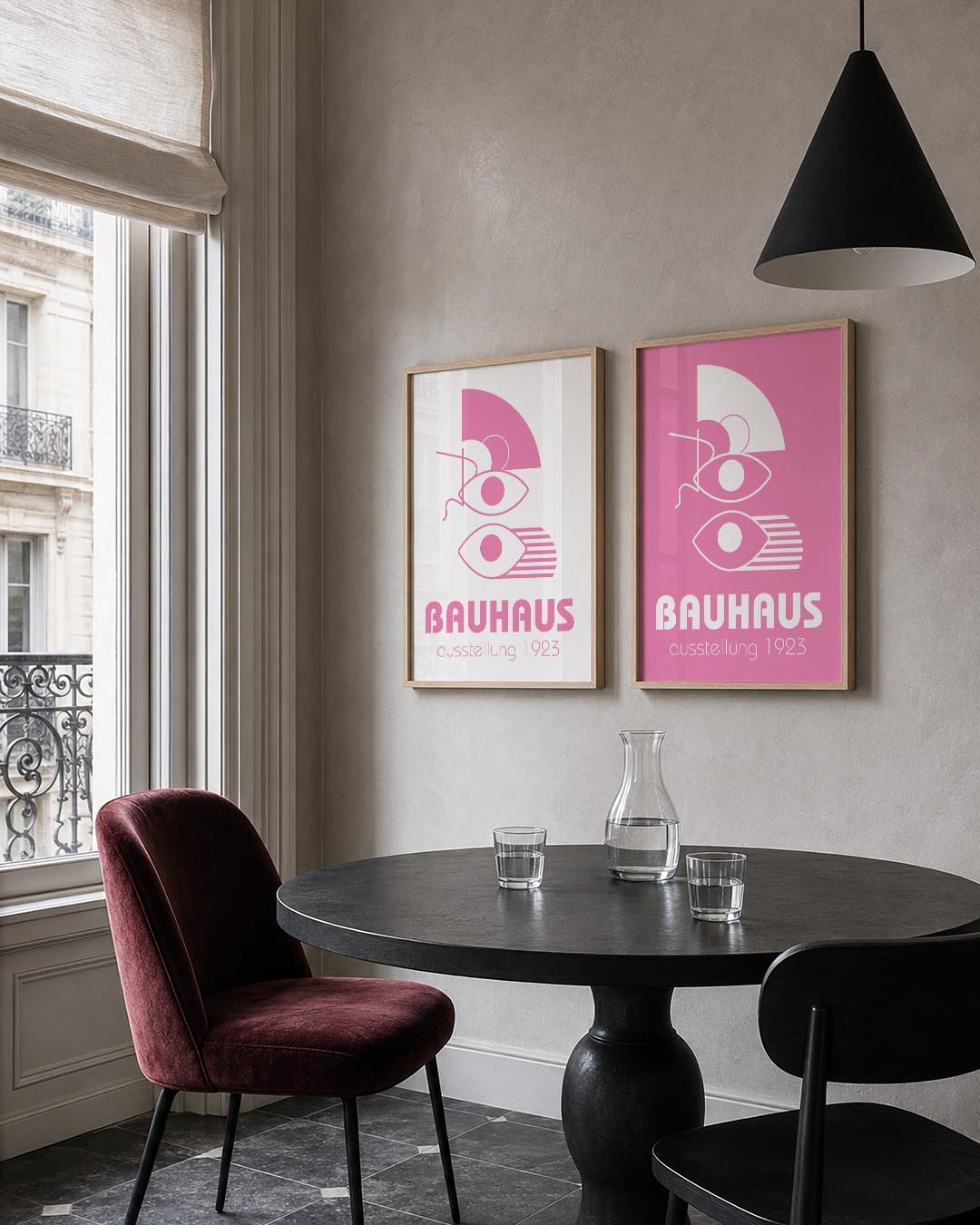 Vormen en ogen Posterset