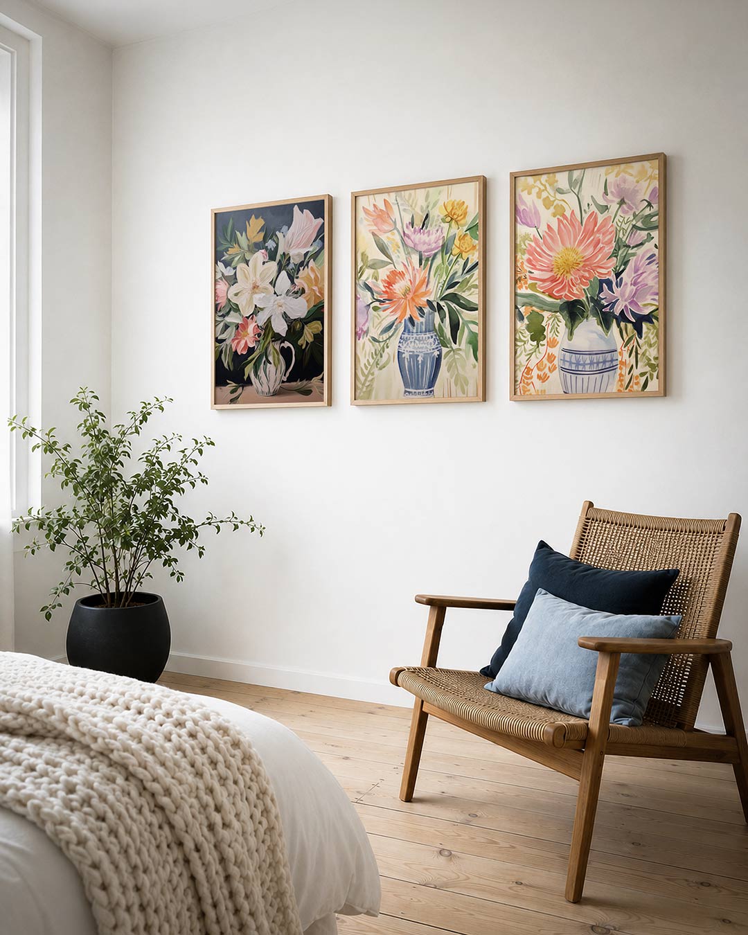 Bloemrijke kleurenpracht Posterset