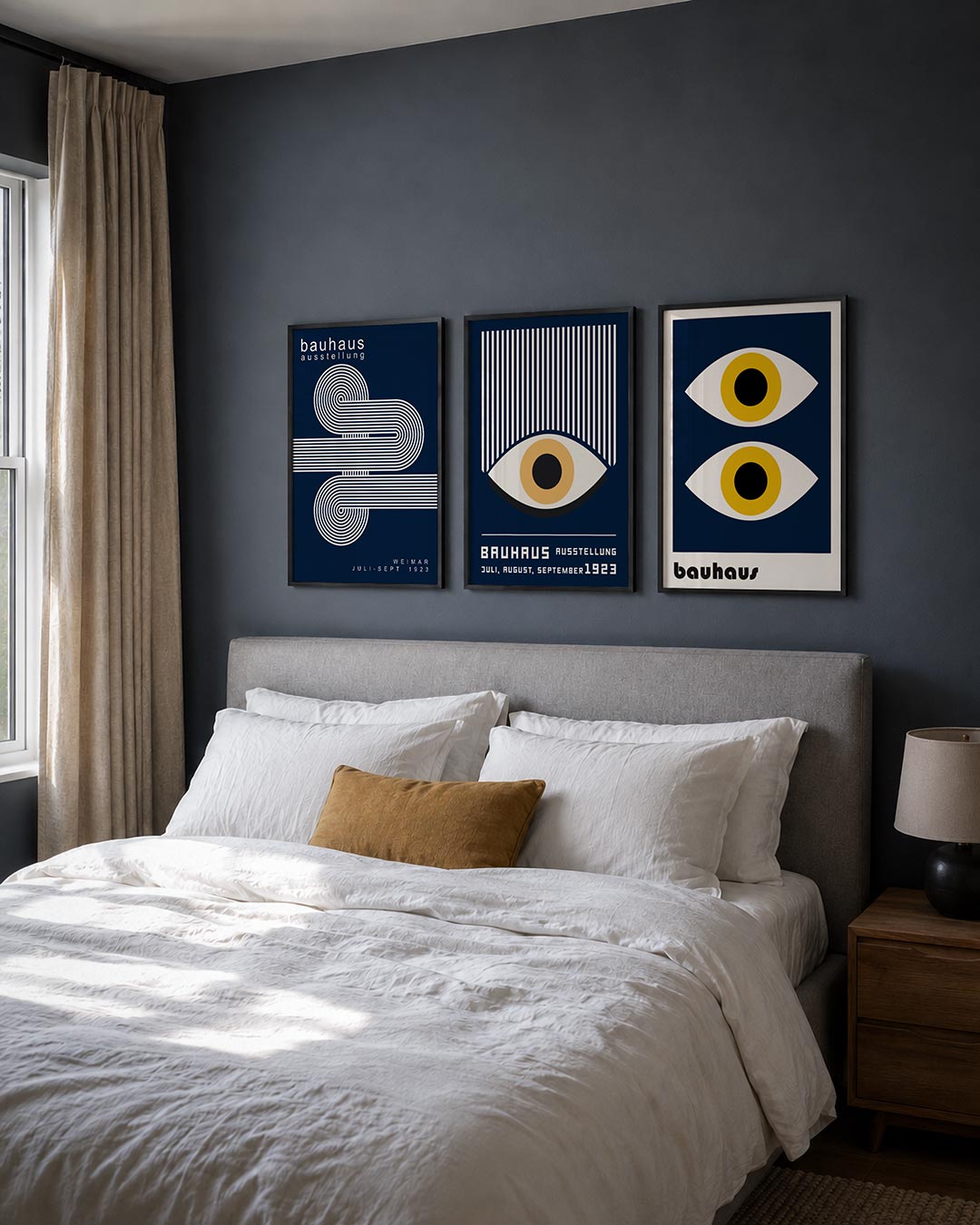 Lijnen en cirkelpatronen Posterset