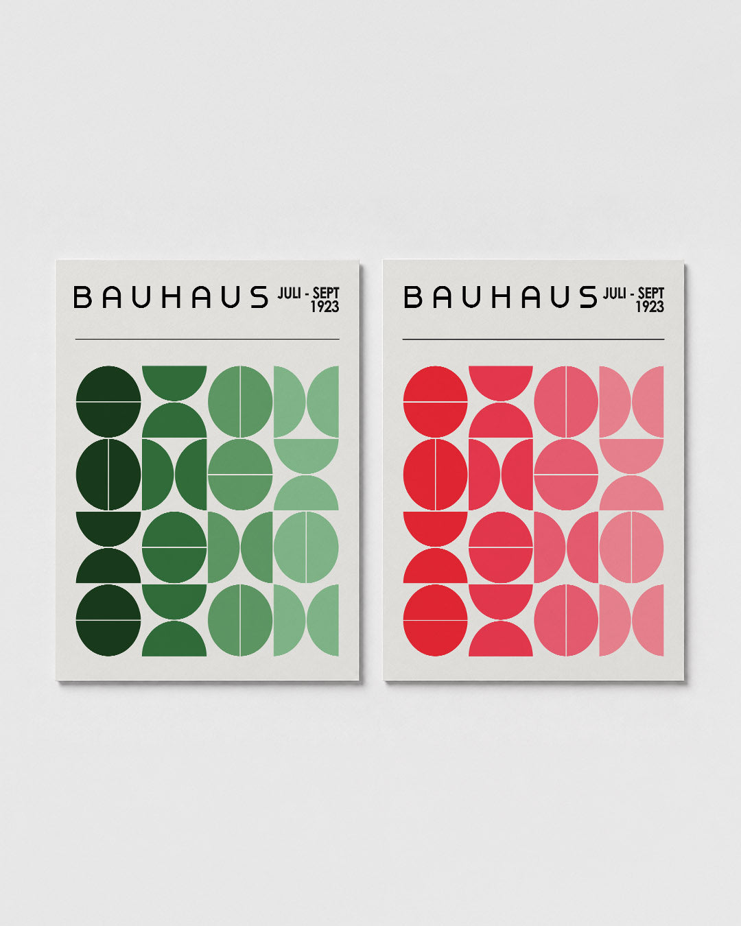 Groene cirkelritmes Posterset