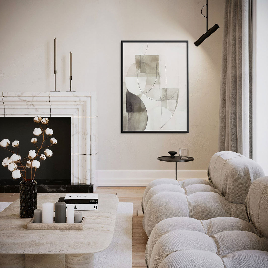 Geometrische vormen Kunstwerk
