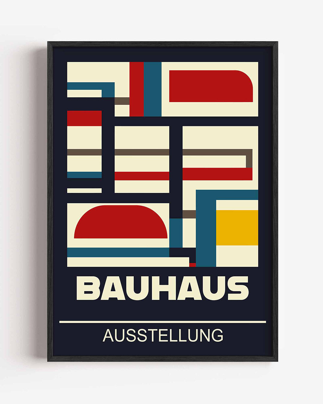 Vormen en kleurvlakken Poster