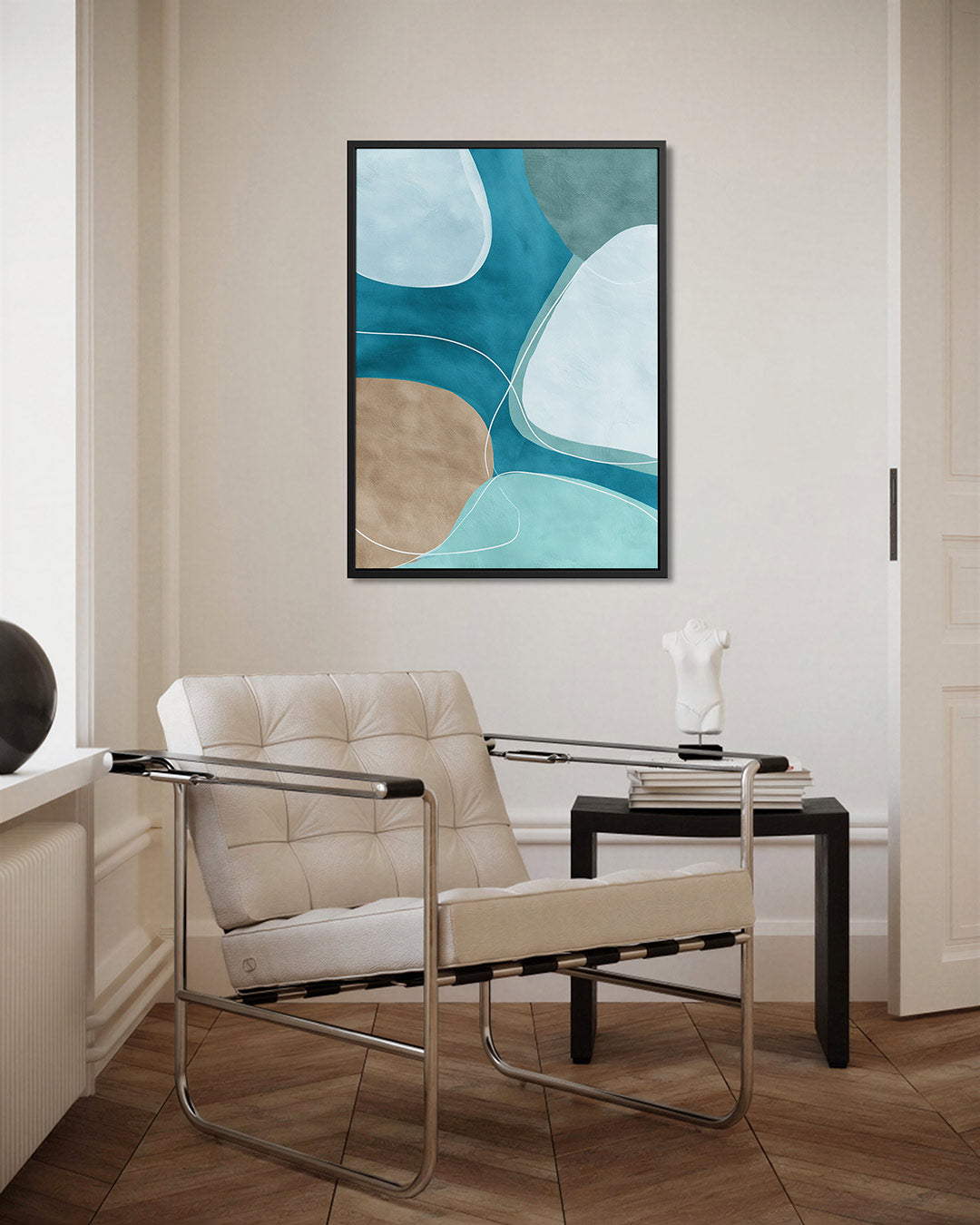Organische vormen compositie Kunstwerk