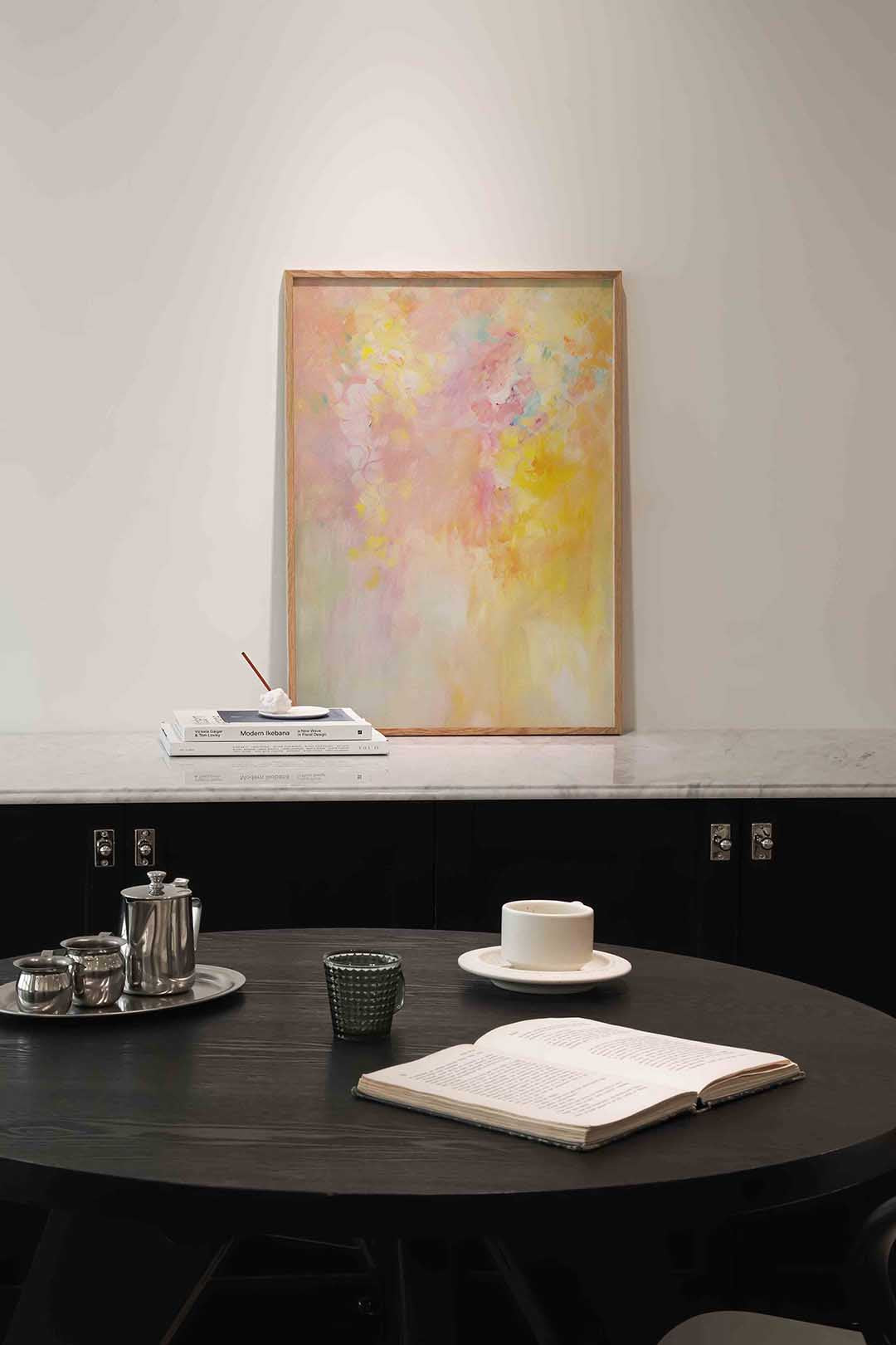 Pastel bloemen Poster