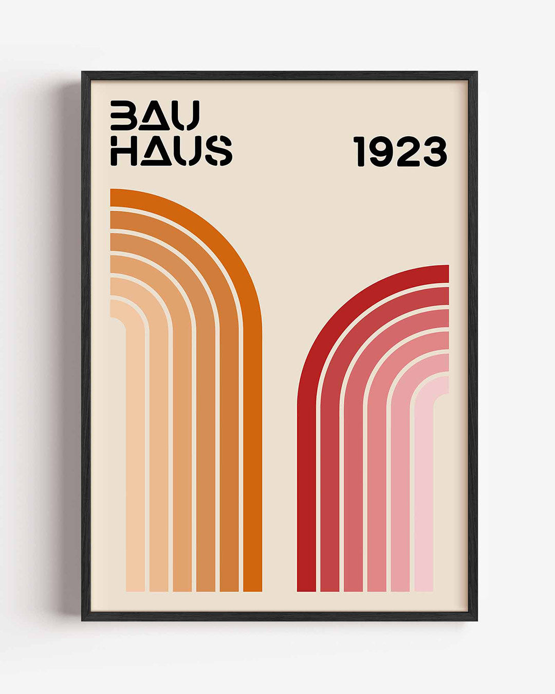 Kleurvlakken en lijnen Poster