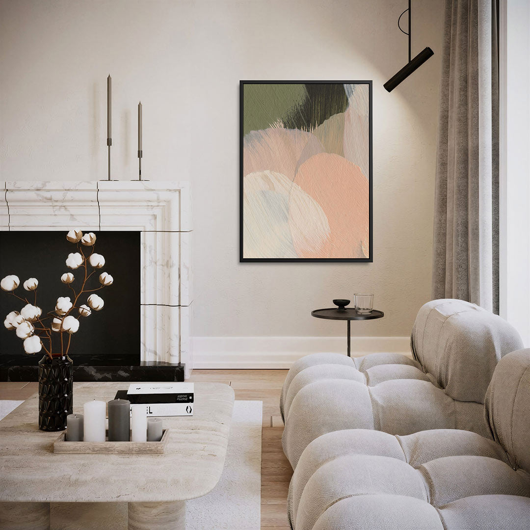 Organische kleurencompositie Kunstwerk