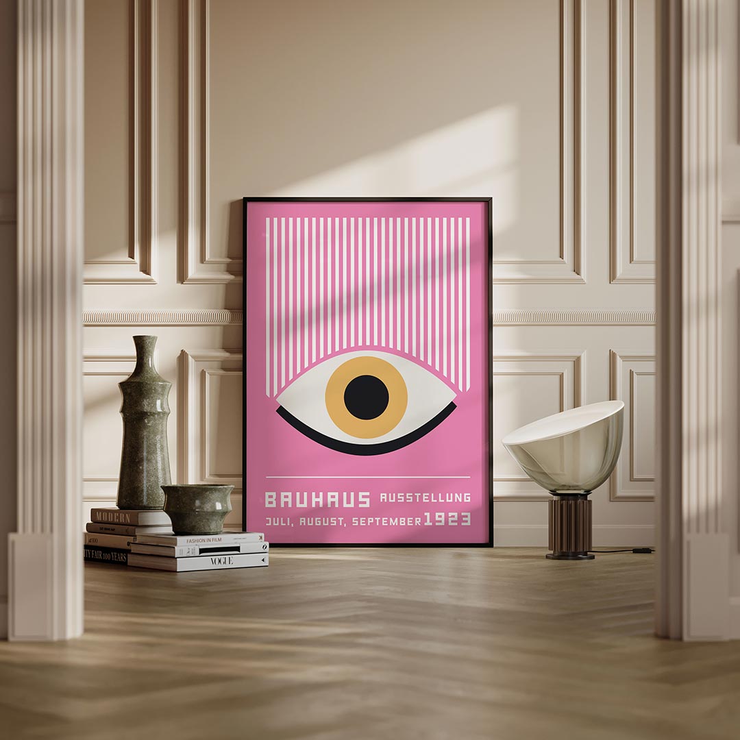 Oog en lijnen Poster