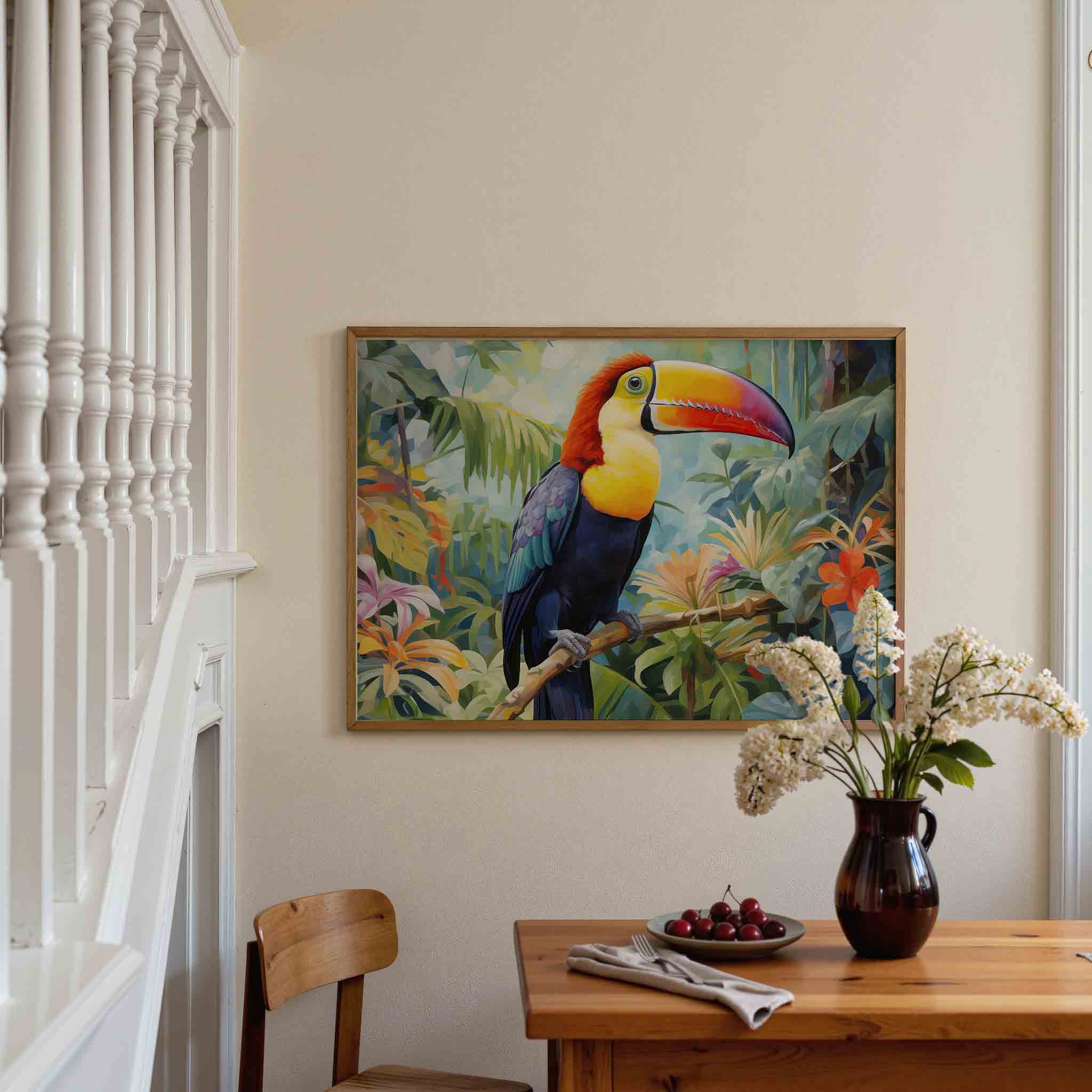Tropische vogel Poster