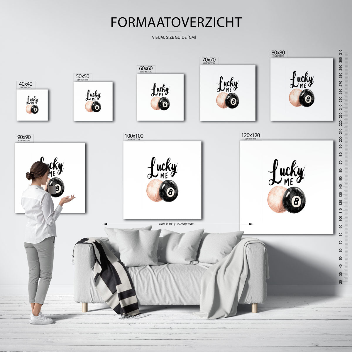 Lucky me biljartbal Poster
