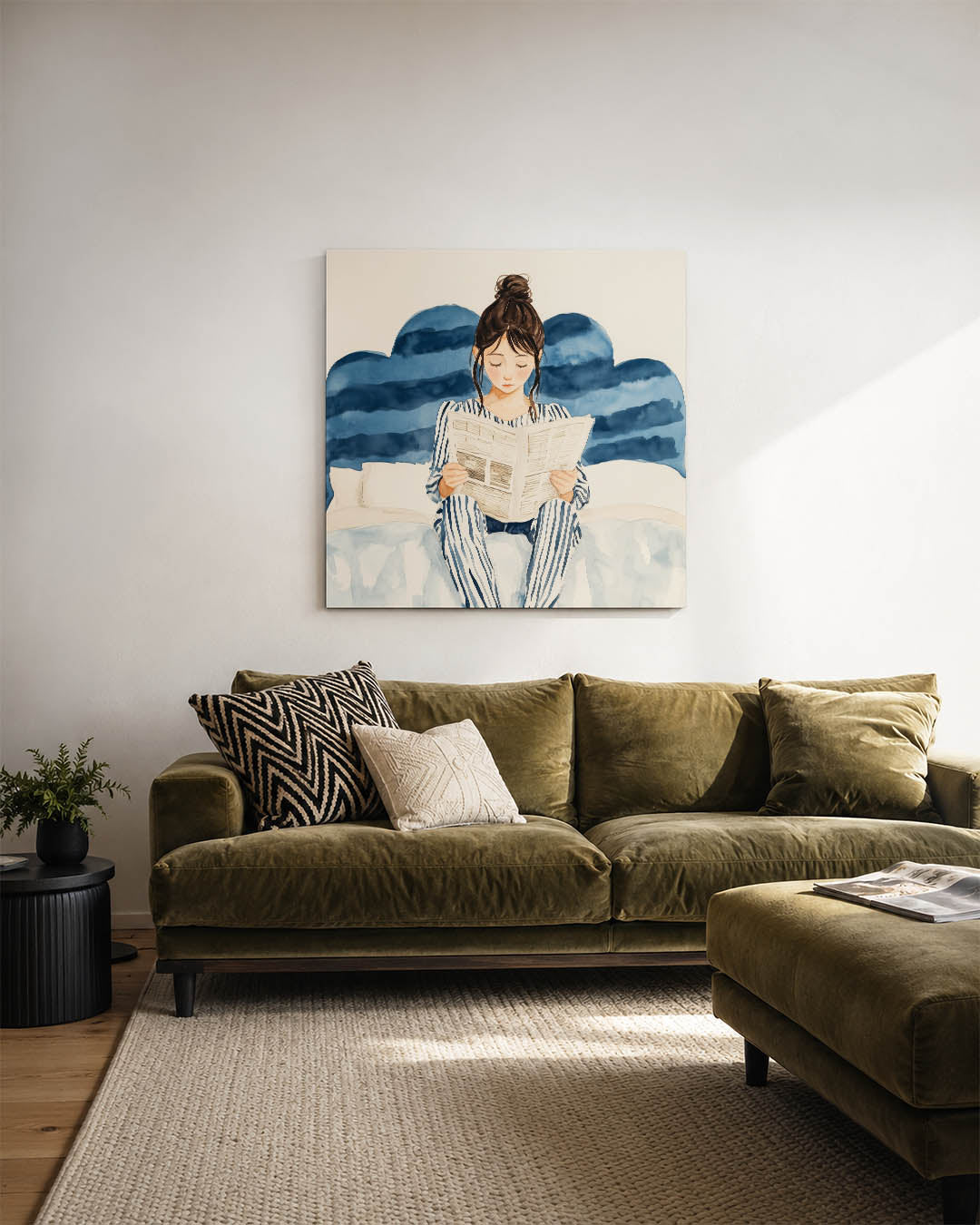 Dromerige lezing Kunstwerk