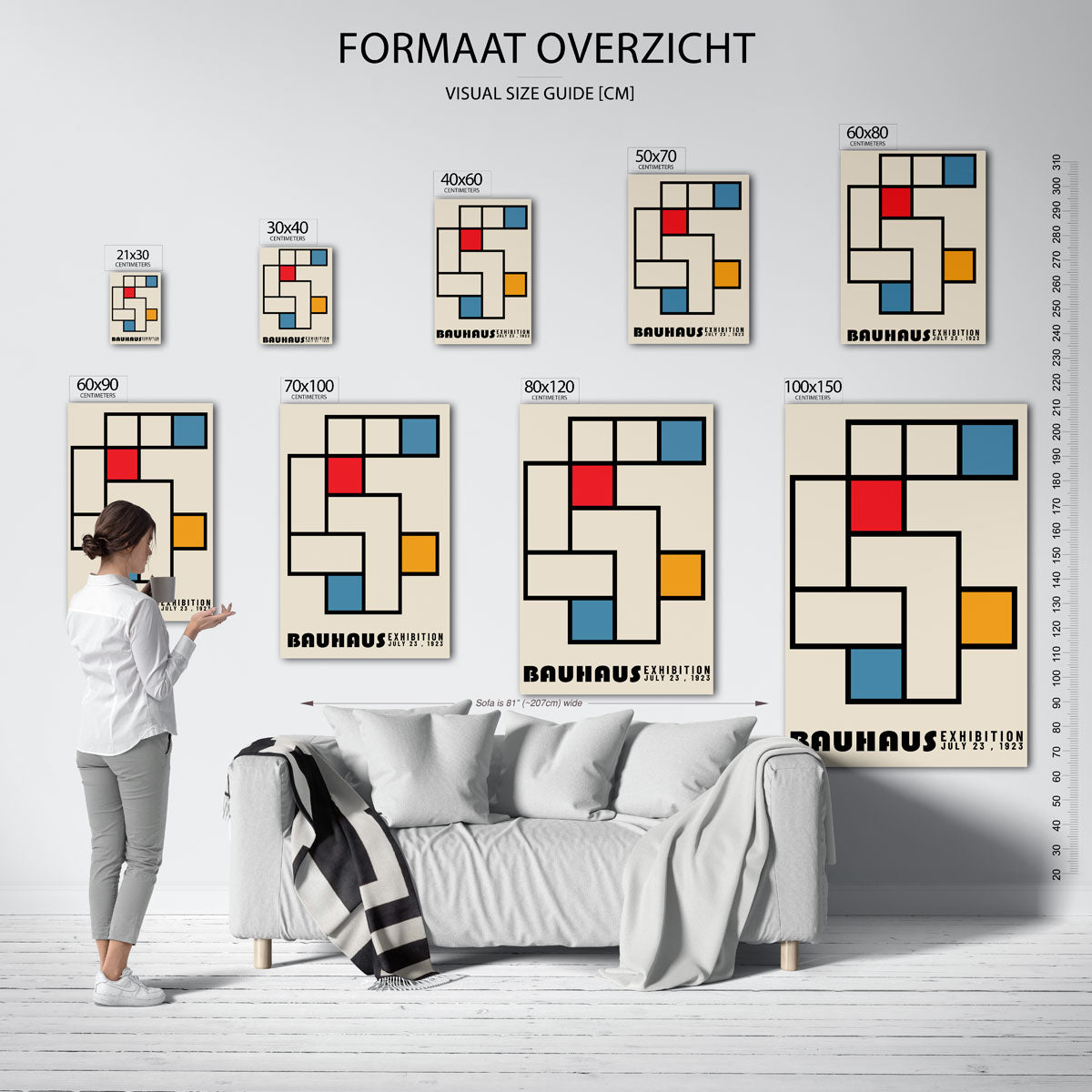 Vormen en vlakkenspel Poster