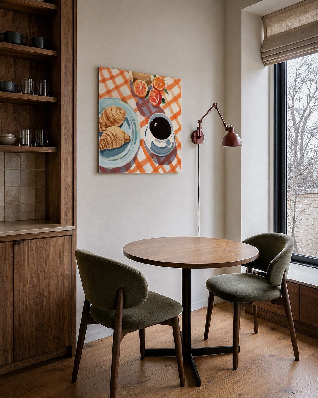 Ontbijt tafereel Kunstwerk