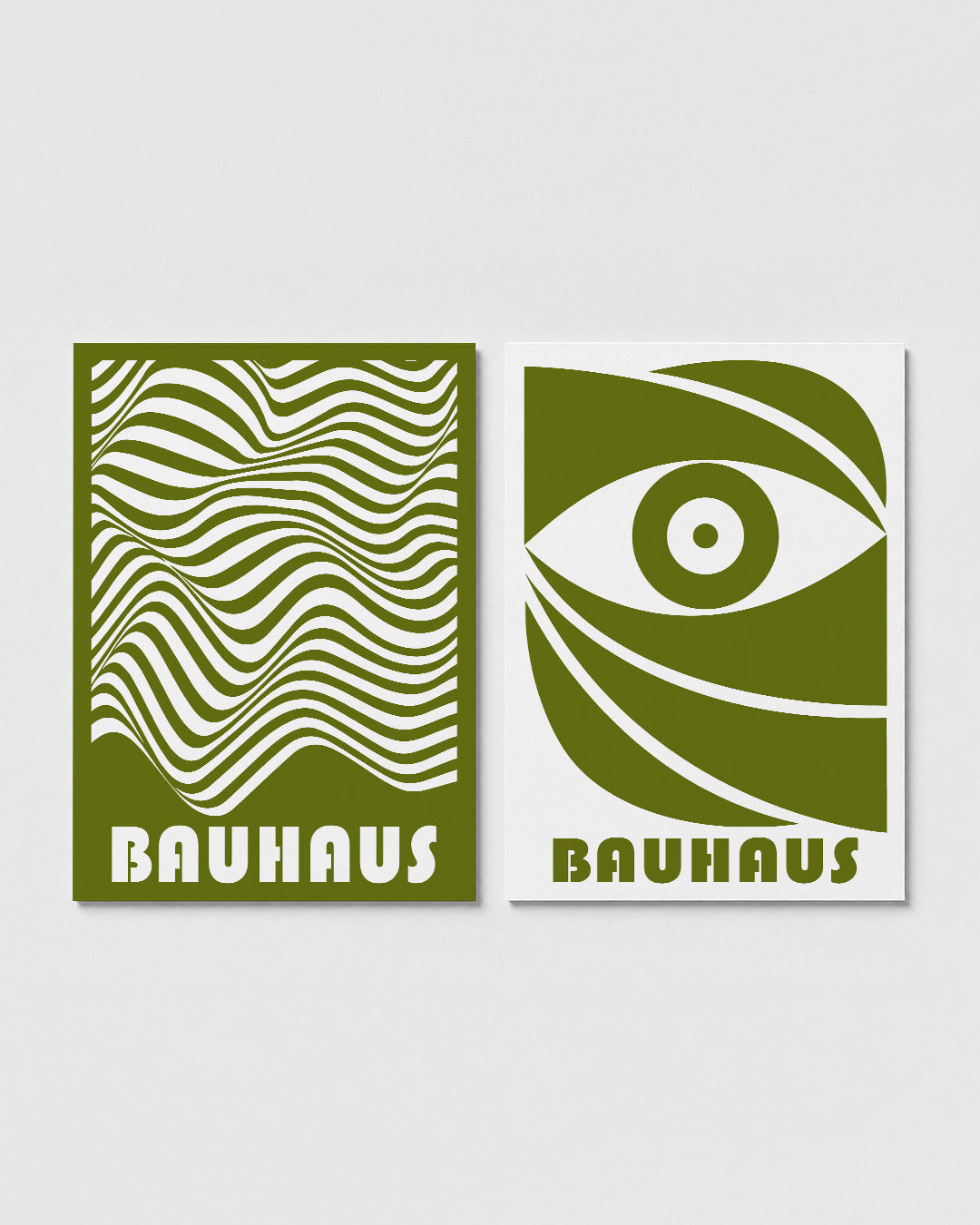 Golvend lijnenspel Posterset