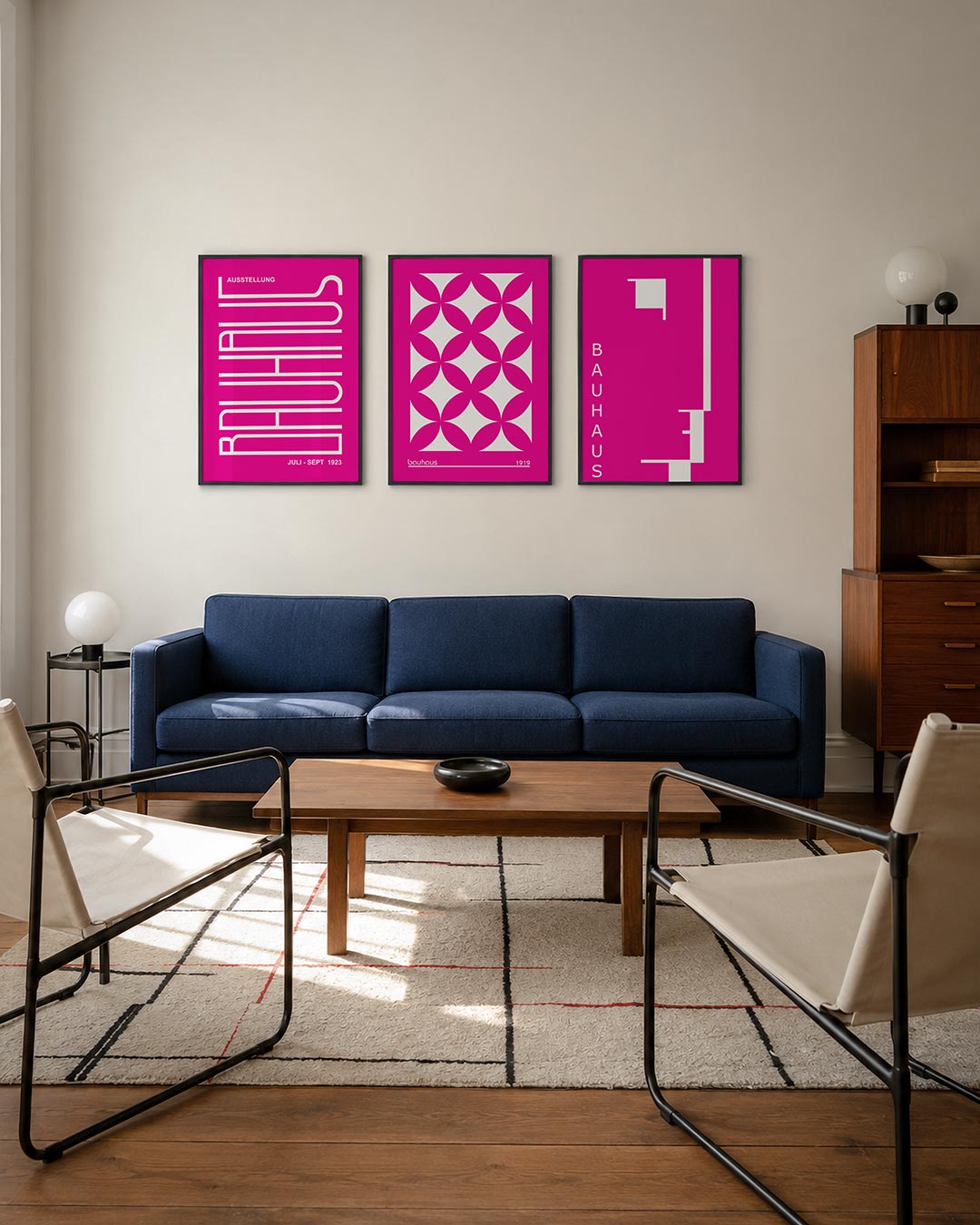 Lijnen en kleurvlakken Posterset