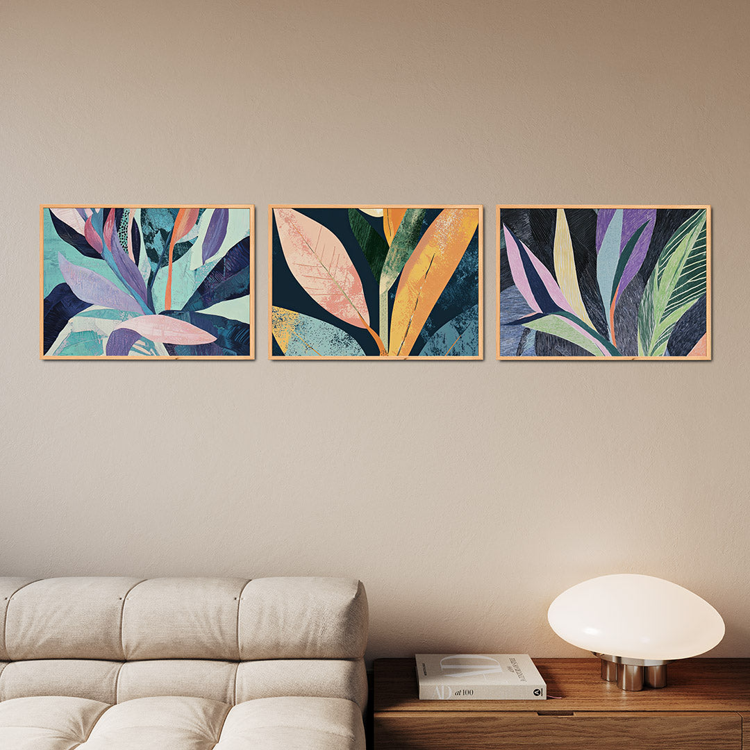 Vorm en kleurenspel Posterset