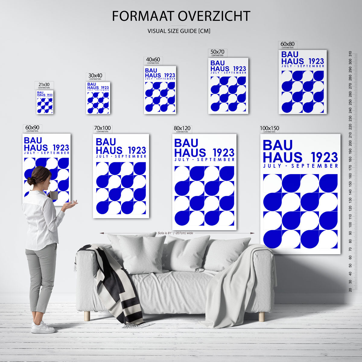 Vormen en vlakken Poster