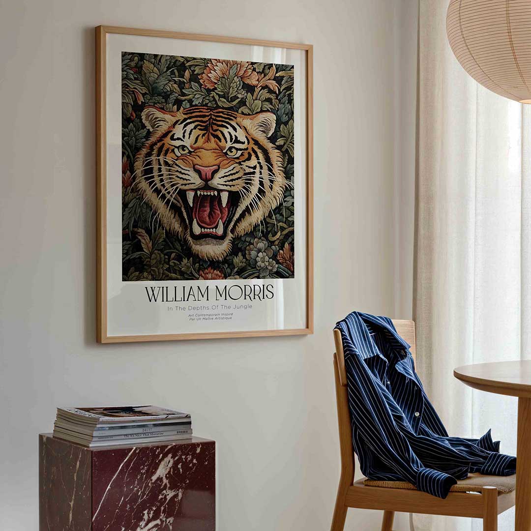 Tijger in jungle Poster