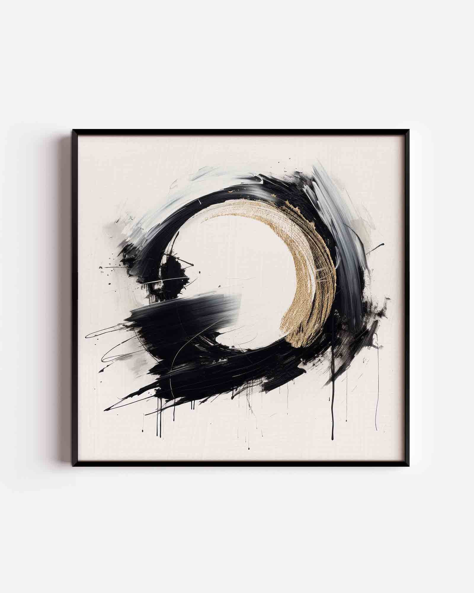 Abstracte cirkel Poster