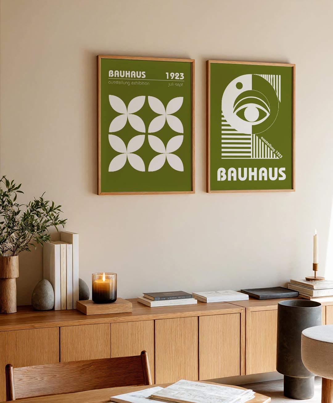 Vormritme en kleur Posterset