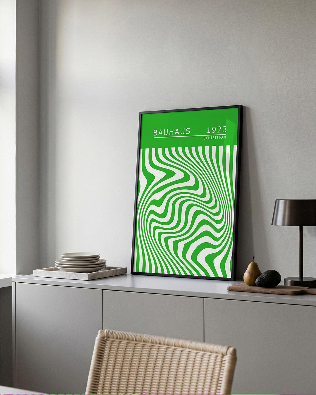 Golvend lijnenspel Poster