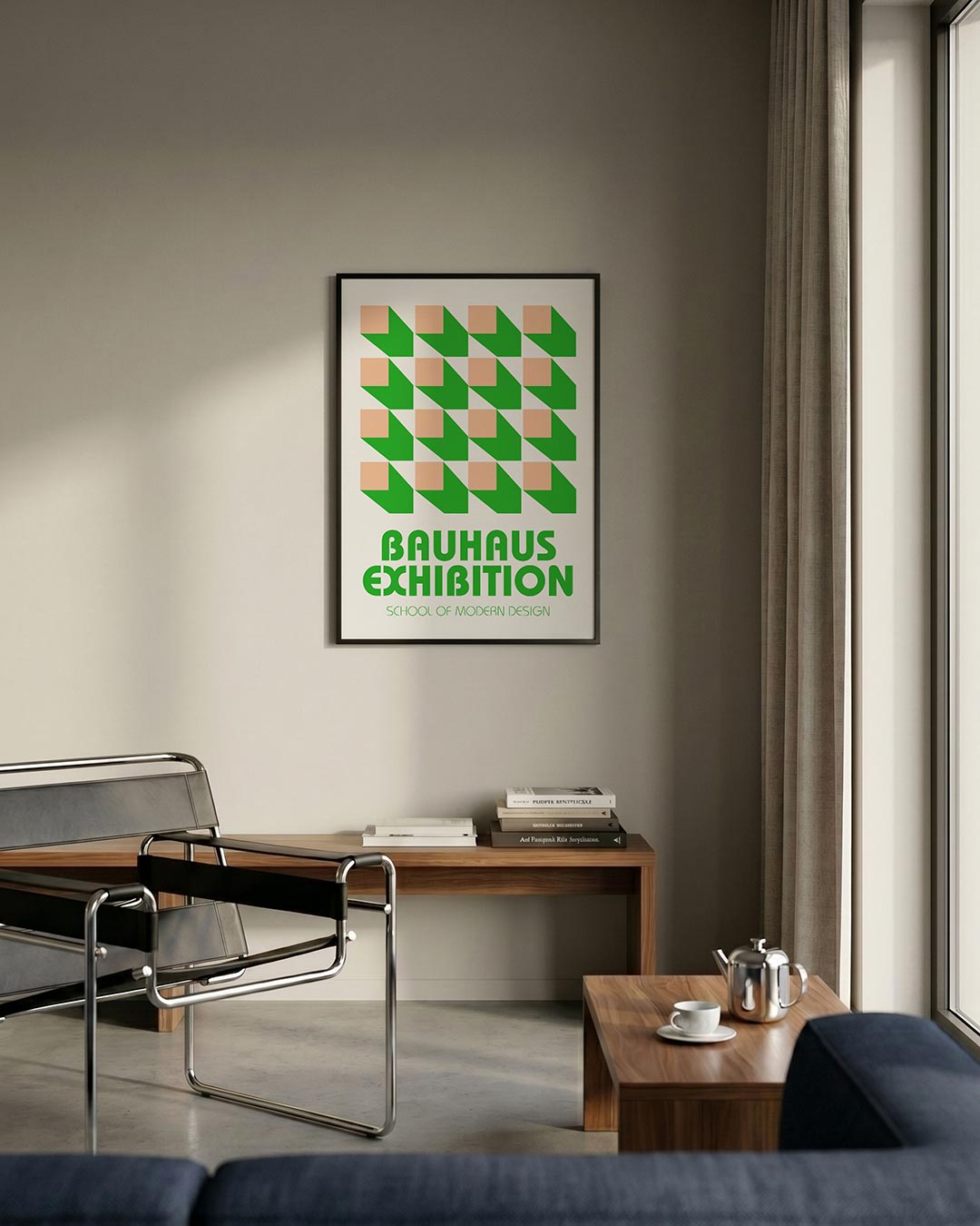 Vorm en schaduw Poster