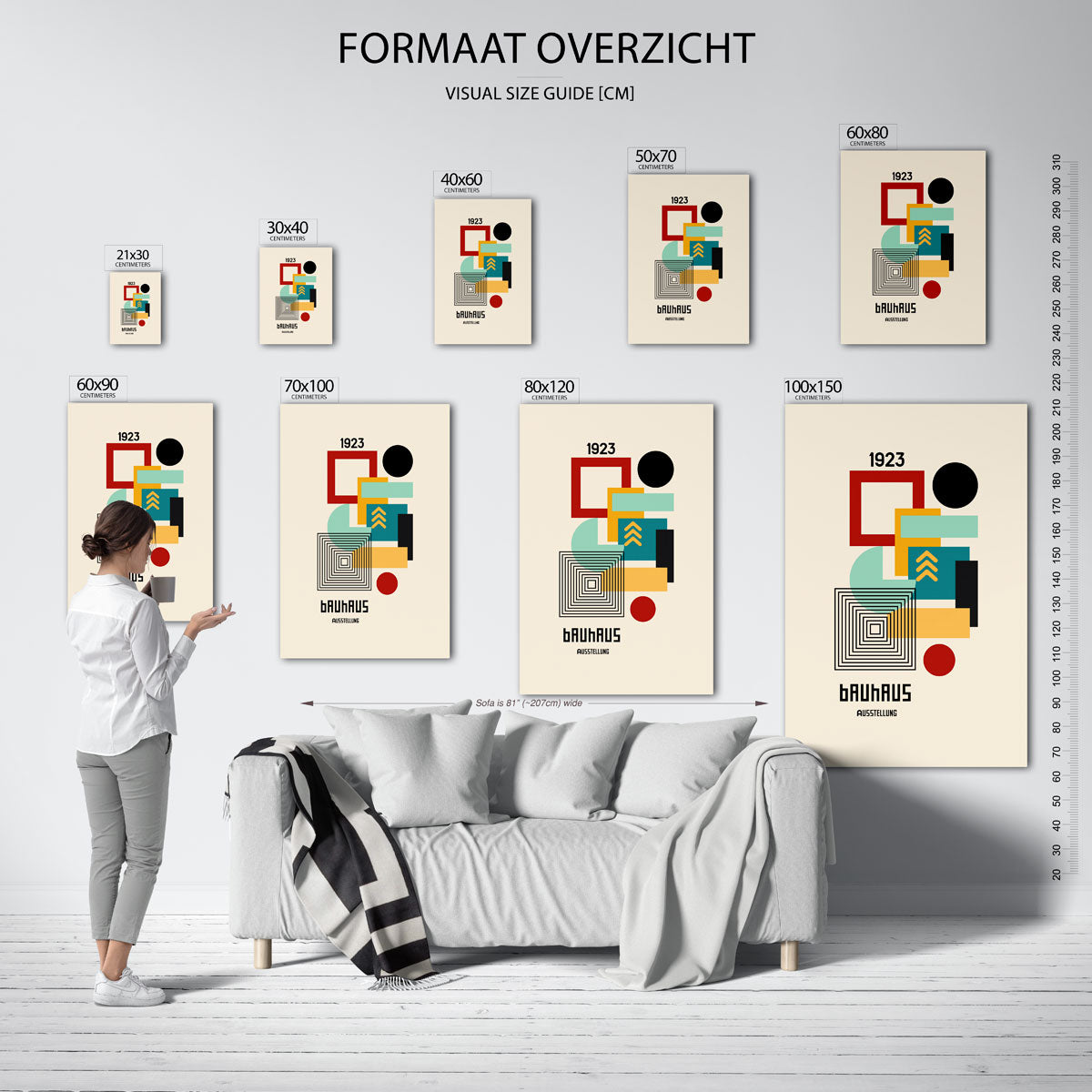 Vormen en vlakken Poster