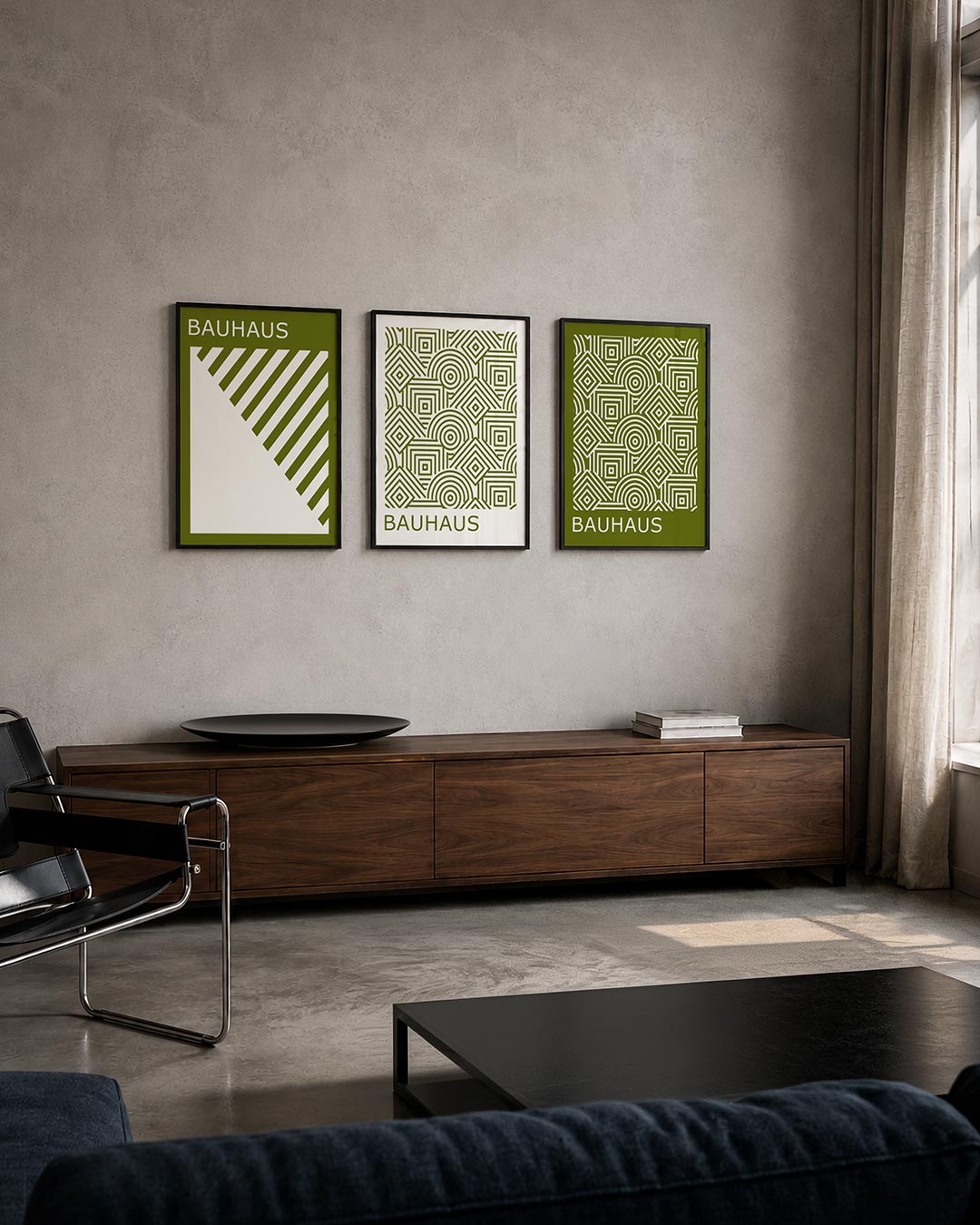 Diagonal lijnen Posterset