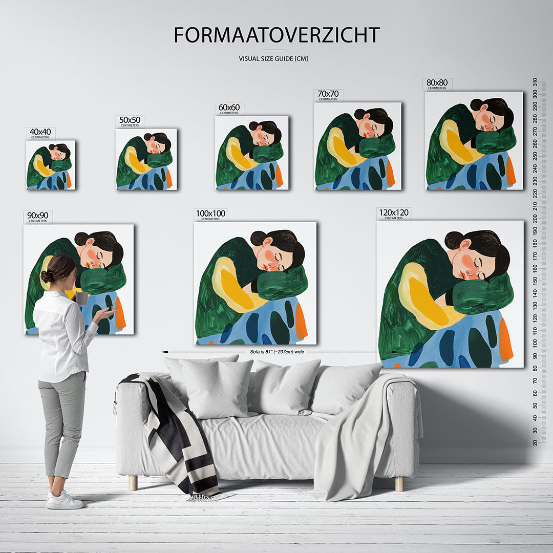 Dromerige vormen Kunstwerk