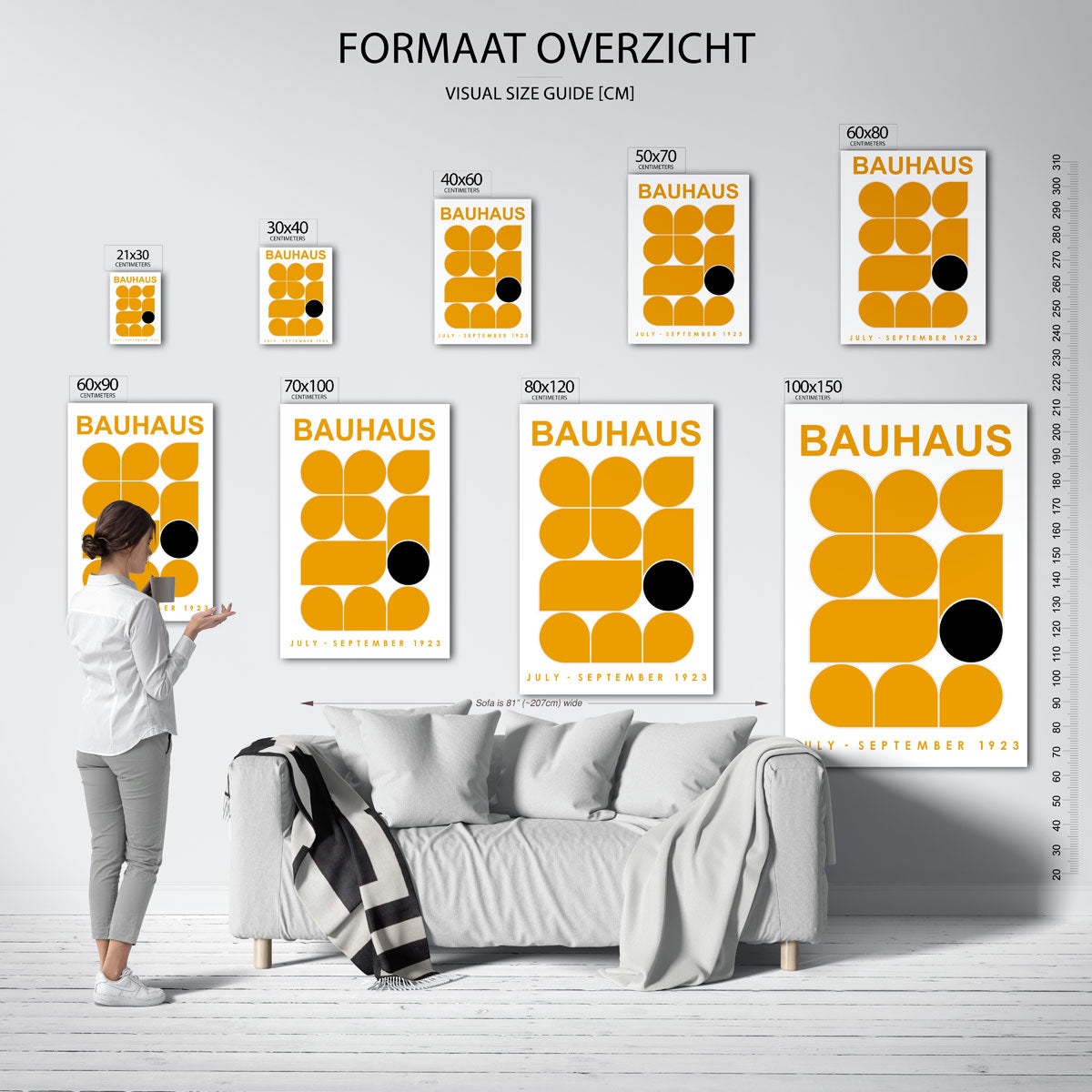 Vormen en vlakken Poster