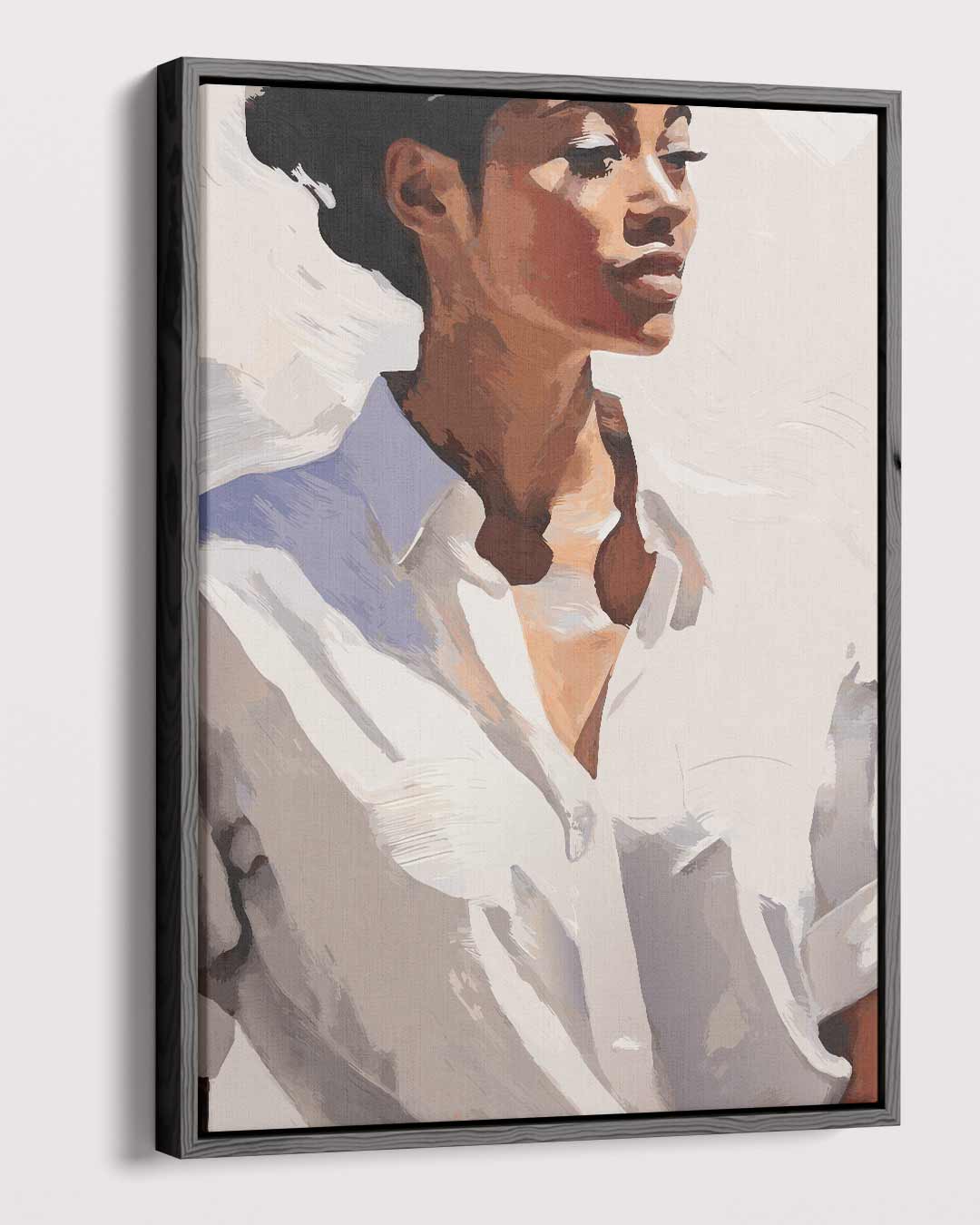 Elegantie in Wit Kunstwerk-canvas-dibond-plexiglas-wanddecoratie-WallArtistic