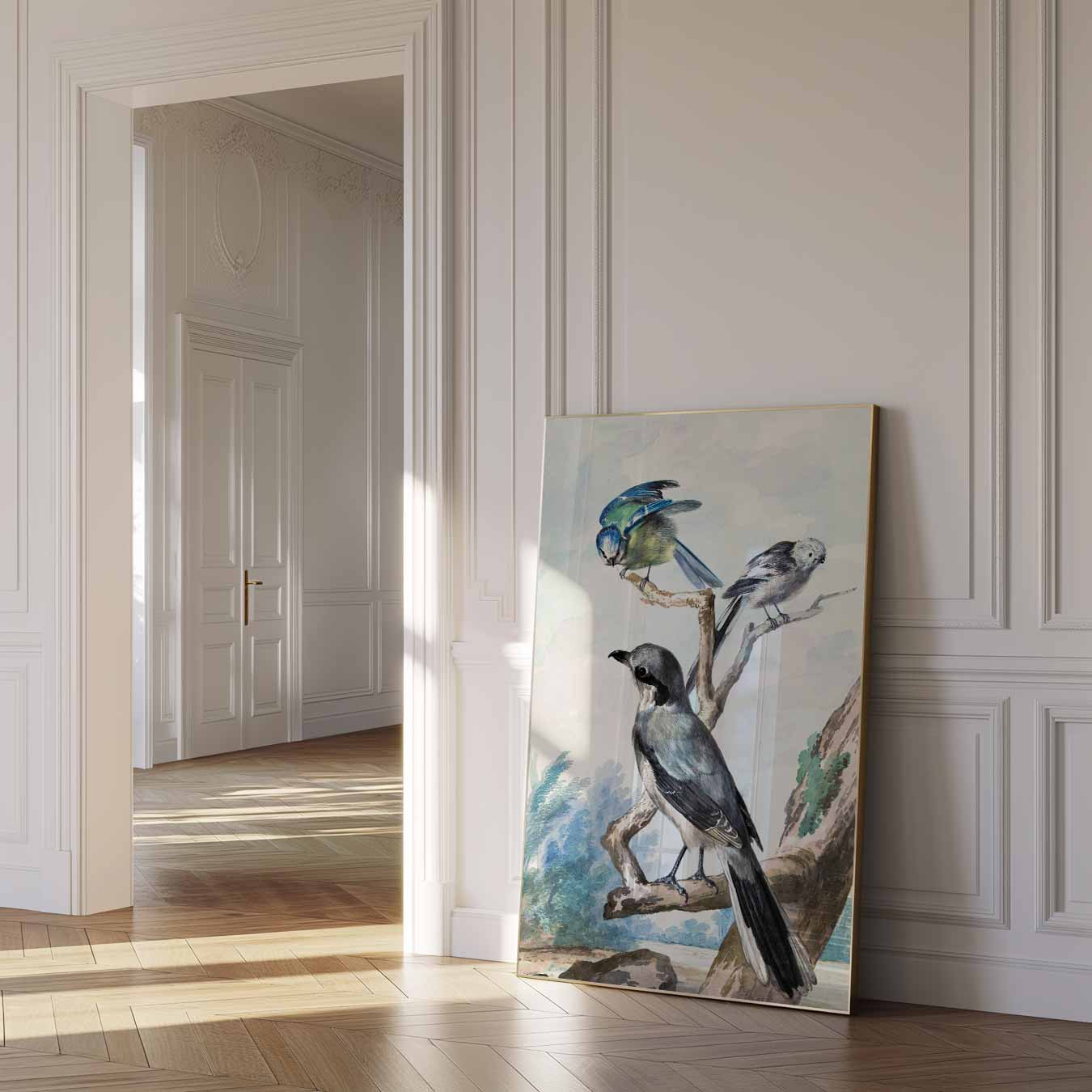 Vrolijke Vogels in de Natuur Poster-WallArtistic
