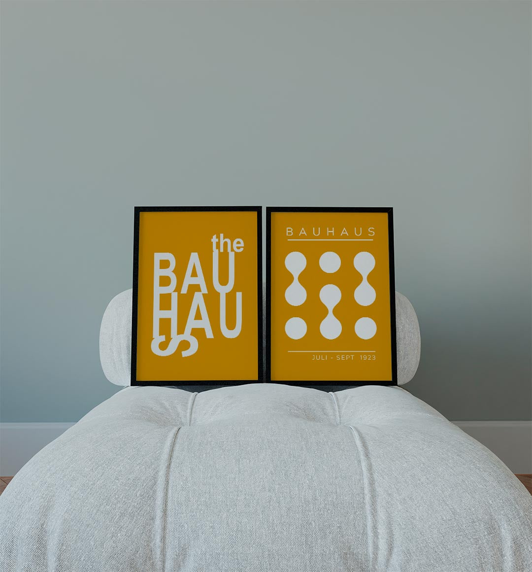 Typografisch spel Posterset