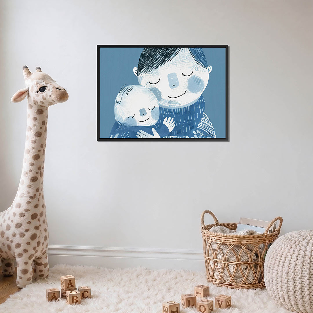 Knuffelende figuren Kunstwerk